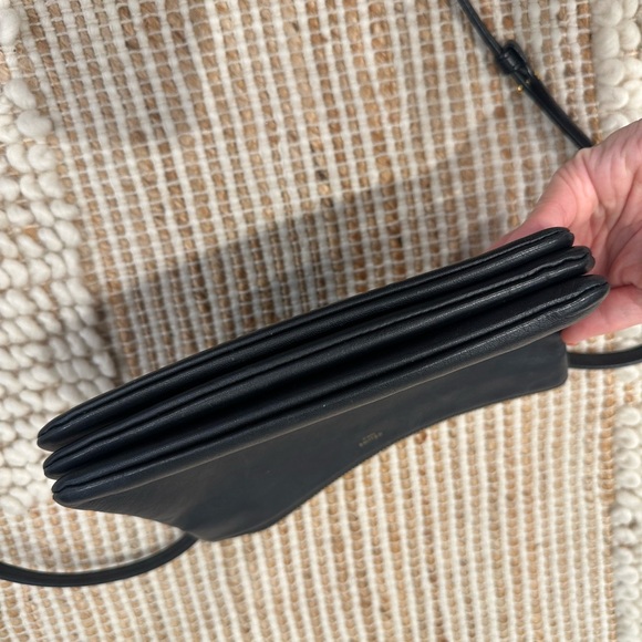 Authentic CELINE Lambskin Small Trio Crossbody Bag in Black - Picture 11 of 13